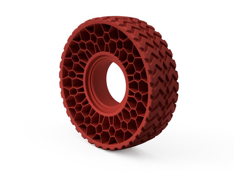 Airless customizable wheel