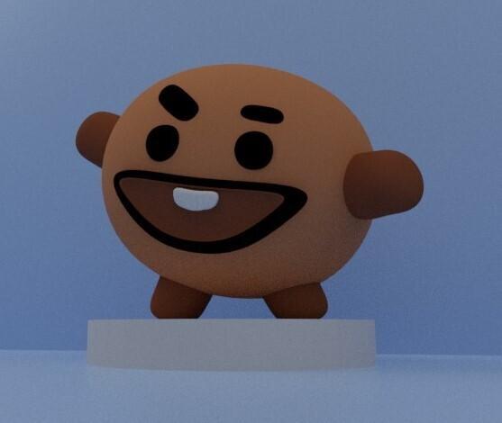 Shooky plush mascot - BTS