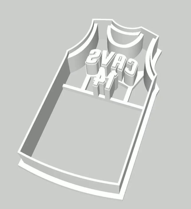 Cavs Jersey number 14 cookie fondant cutter
