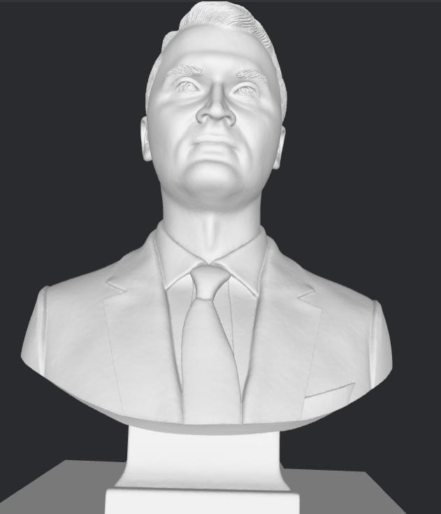 Charlie Kirk memory bust