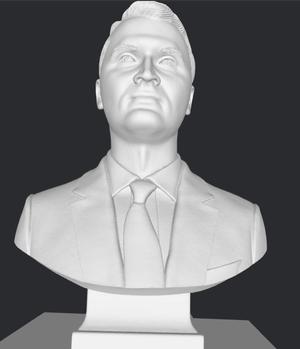 Charlie Kirk memory bust