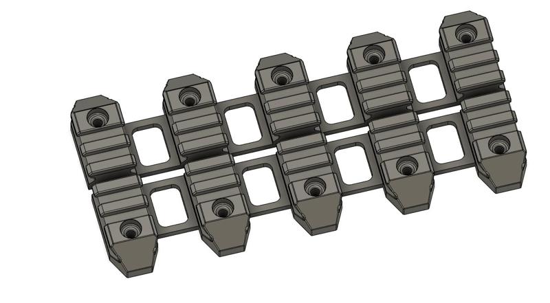 PISTOL LIGHT ORGANIZER RAIL lvl2  10 flashlights