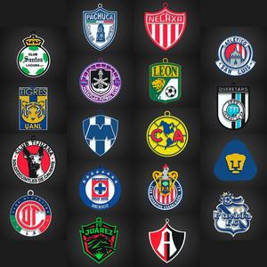 Liga MX 2025 Shield Keychains Pack
