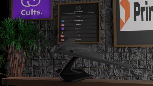 ✈️ B-2 Spirit – 3D Printed Stealth Bomber Model