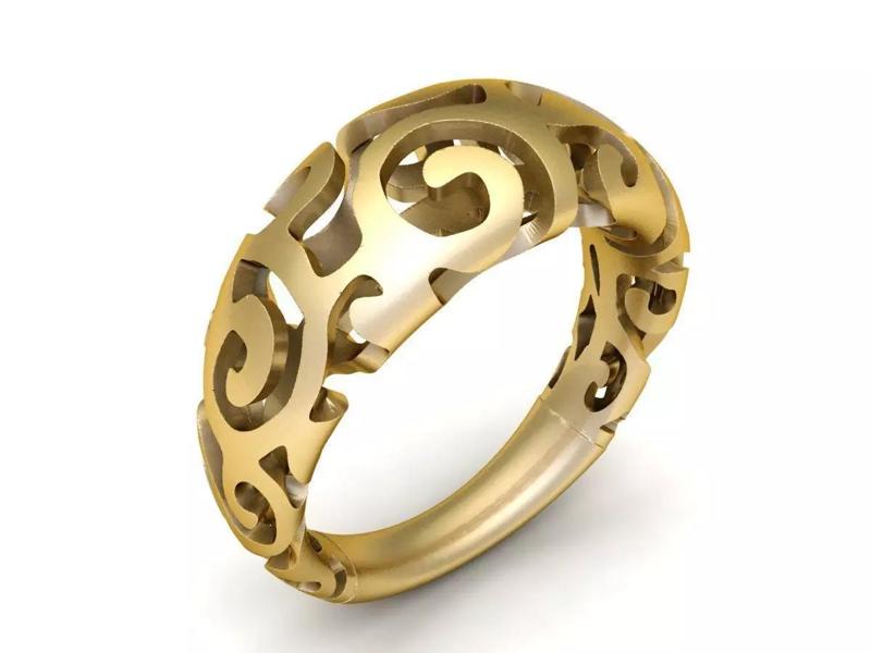 gold filigree ring