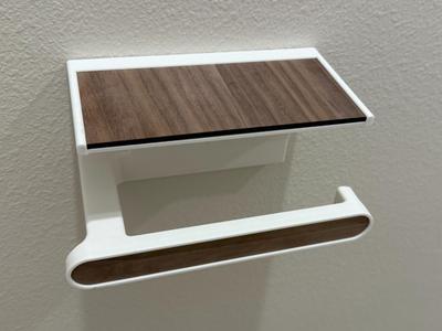 Hybrid Modern TP Holder with Shelf