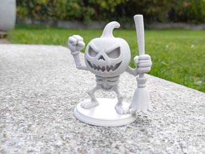 Pumpkin Skeleton – The Spooky Sweeper of Halloween