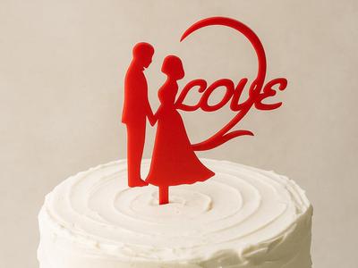 cake topper love