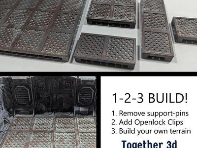 Sci fi tile - grid