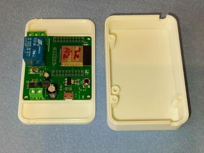 ESP32 relay case DC powered