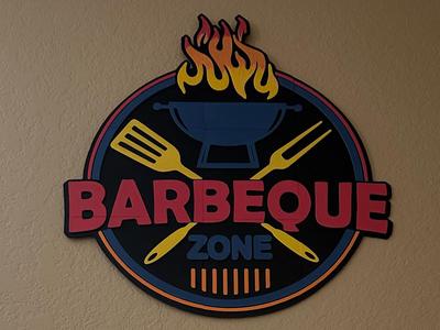 BBQ (Barbeque) Zone Sign