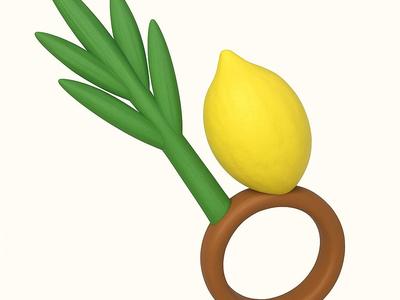 lulav etrog napkin ring