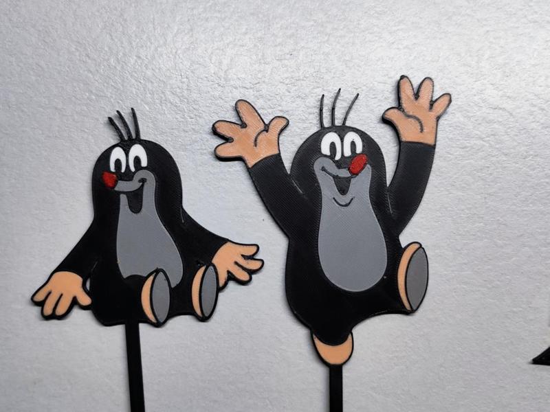 Little Mole topper / Krteček zápich