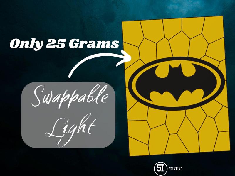 Batman light (swappable glass)