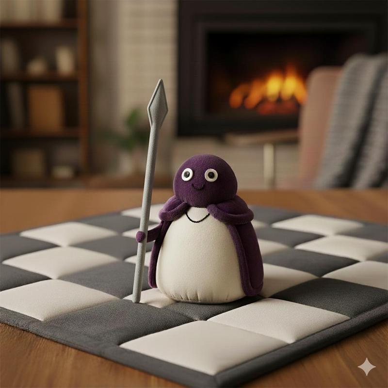 Plush Chess Pawn