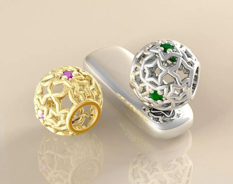 Berloque Estrelas Pedra Aramado Leve Acabamento Martell 20022