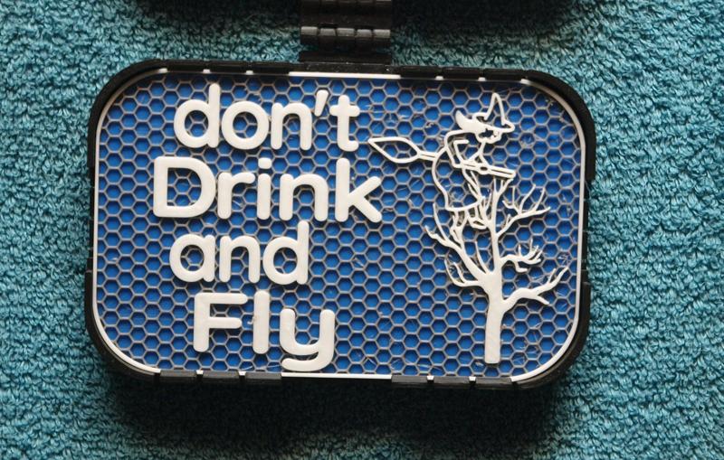 Don't Drink and Fly sign