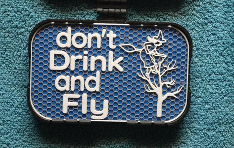 Don't Drink and Fly sign