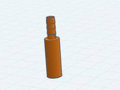 3mm tube adapter to 1/4 quick connect