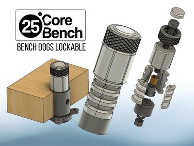 25 CoreBench - Bench Dog Lockable
