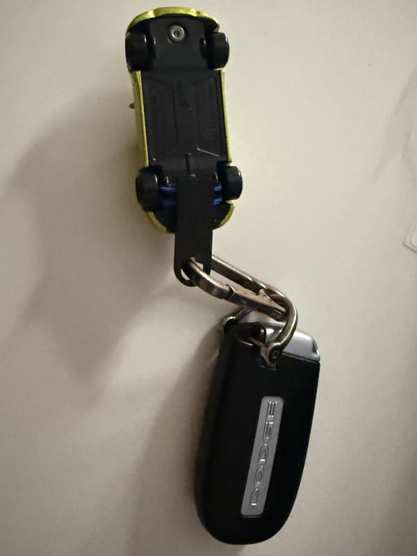 Hotwheels Hair Tie Keychain Adaptor