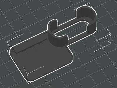 Purge Deflector For A1 and A1Mini (poop deflector)