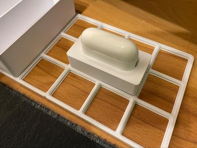 Apple AirPods Pro 3 Gridfinity Box Holder (2x1x4u)