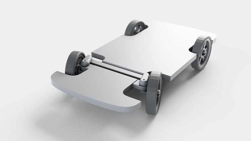 Toy car chassis