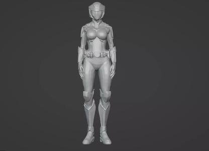 Advanced Female Ranger 84 - Sci-Fi Warrior Heroine