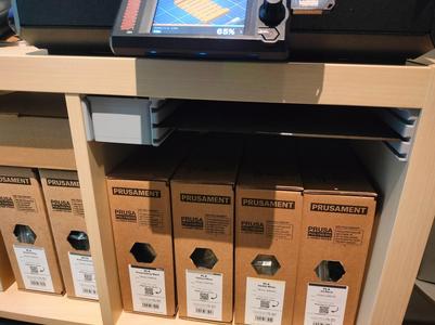 IKEA Kallax print sheets and accessories storage