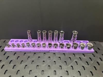 3/8 Inch Drive Metric Socket Organizer