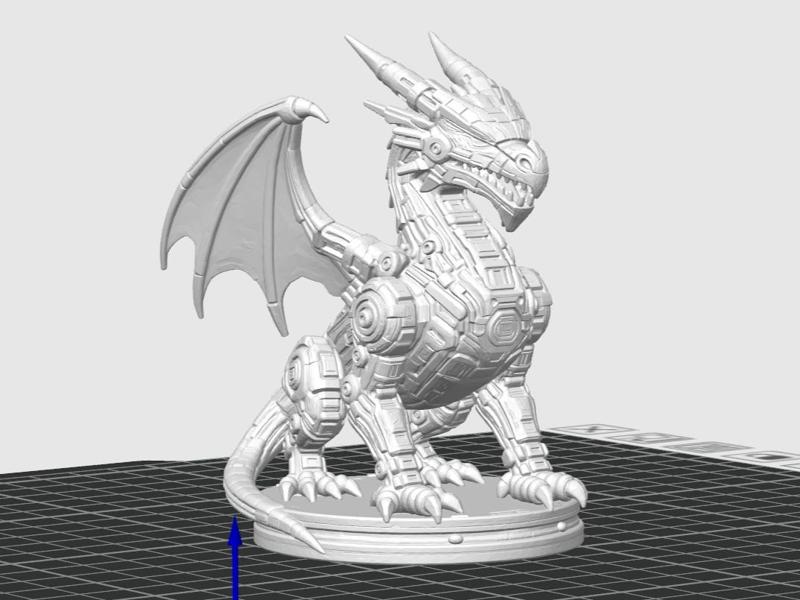 Dragon Cyberpunk figurine "punk style" series
