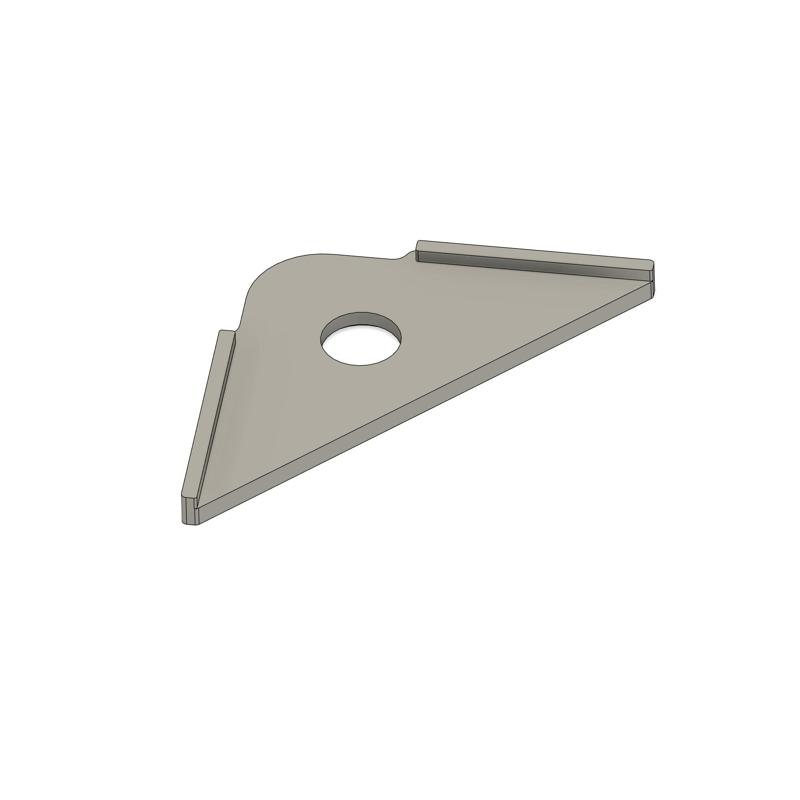 Router corner template R = 14 mm (metric)