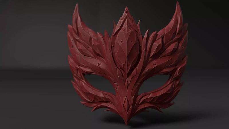 3D model of mask for 3D printing