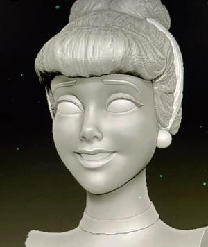 Cinderella doll head