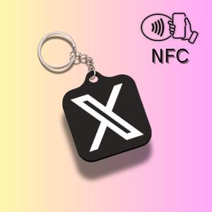 X "Twitter" NFC Keychain