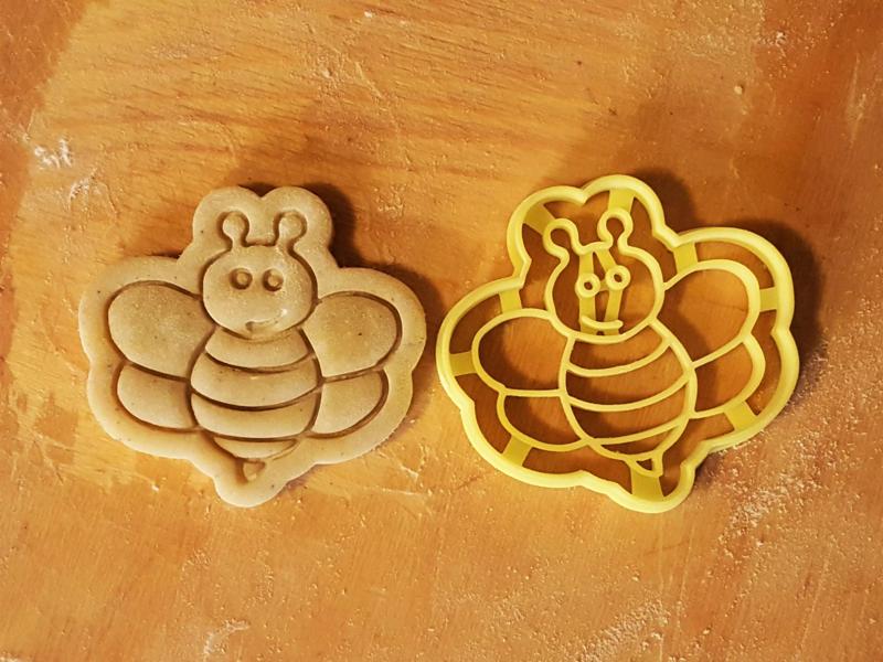 Bee cookie cutter