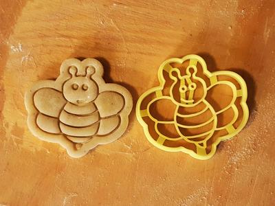 Bee cookie cutter