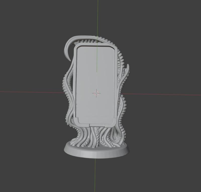 Tentacle Horror Smartphone Stand - 3D Printable
