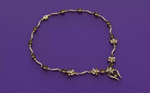 Necklace Fusion FLowers - Jewelry 3D - GA-302