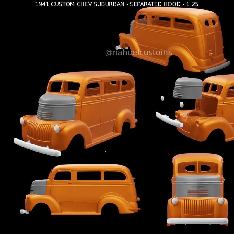 1941 CUSTOM CHEV SUBURBAN - SEPARATED HOOD - 1 25