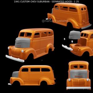 1941 CUSTOM CHEV SUBURBAN - SEPARATED HOOD - 1 25