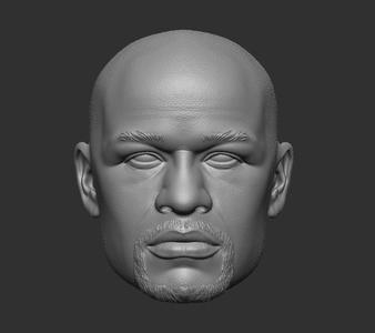 Floyd Mayweather Headsculpt for Action Figures