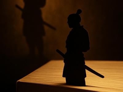 Samurai bookmark