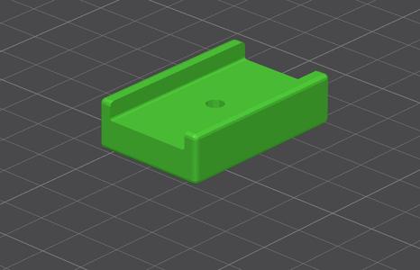 Furniture leg made of 20 mm profile