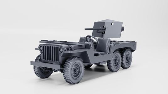 Willys 6x6 Super-Jeep 37mm T14 GMC (US, WW2)