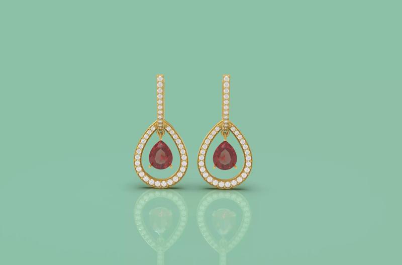 Gold Bali Earring - 0021