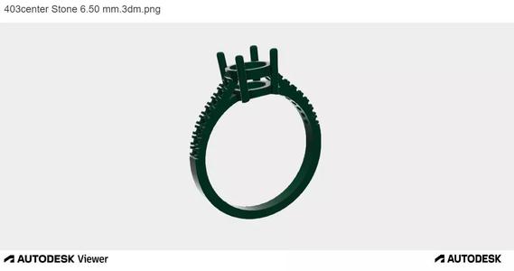 Women Ring With Round Cut Center Stone