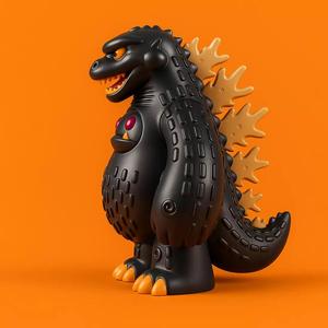 Obsidian kaiju Godzilla Sofubi toy