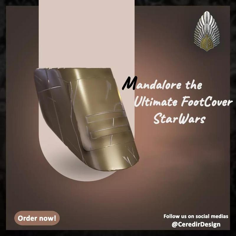Mandalore the Ultimate foot Armor Star wars 3d digital download